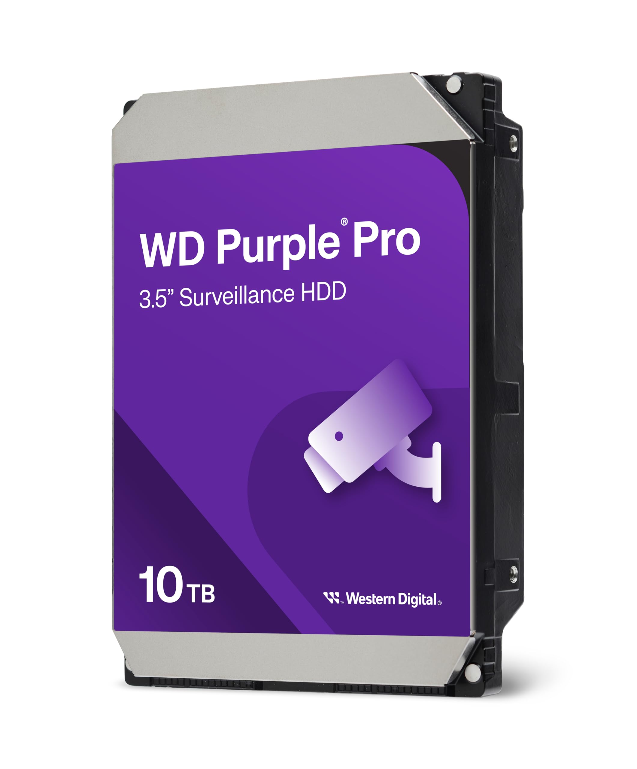 Western Digital 10Tb Wd Purple Pro Surveillance Internal Hard Drive Hdd   Sata 6 Gb/S, 512 Mb Cache, 3.5''   Wd102Purp